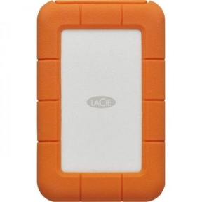 Hard Disk portabil LaCie by Seagate Rugged Secure, 2TB, USB-C, Orange