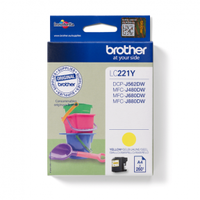 Cartus Cerneala Brother LC221Y Yellow