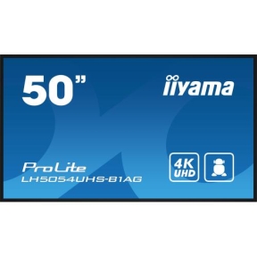 Business TV Iiyama Seria ProLite LH5054UHS-B1AG, 50inch, 3840x2160pixeli, Black
