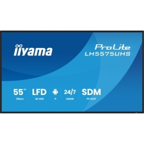 LH5575UHS-B2AG 55IN 3840X2160/UHD IPS 500CD/M 2X10W HDMI