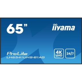 Business Display Iiyama Seria LH41 LH6541UHS-B1AG, 65 inch, 3840x2160 pixeli, Black