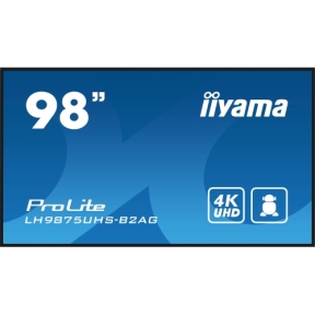 Business Display Iiyama Seria ProLite LH9875UHS-B2AG, 98inch, 3840x2160pixeli, Black