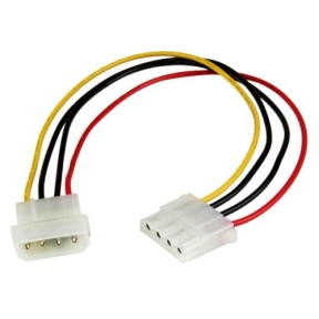 Cablu Startech LP4POWEXT12, LP4 - LP4, 0.30m
