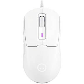 Mouse Optic LORGAR MSA10, RGB LED, USB, White