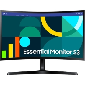 Monitor LED Curbat Samsung Essential S3 LS27D392GAUXEN, 27 inch, 1920 x 1080 pixeli, 4 ms, Black