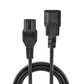 Cablu alimentare Lindy 30314, C14 - C15, 2m, Black - LY-30314