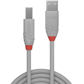 Cablu Lindy 1m USB 2.0 Type A to B Ant