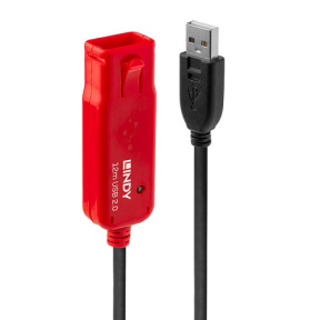 Cablu Lindy 42782, USB 2.0 male - USB 2.0 male, 12m, Black