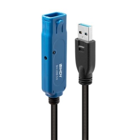 Cablu Lindy 43158, USB 3.0 male - USB 3.0 female, 40m, Black