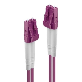 Patchcord Lindy LY-46343, LC-LC, 5m, Pink