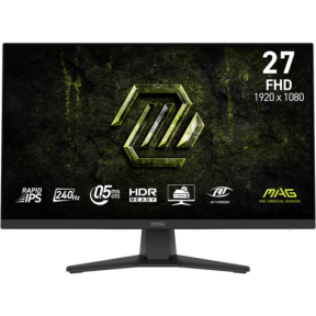 MAG 272F X24, 27", IPS, Full HD, 1920 x 1080, HDMI, Display Port, 240 Hz, 0.5ms, Negru