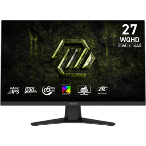 MAG 274QF E20, 27", Rapid IPS, WQHD, 2560x1440, HDMI, DisplayPort, Adaptive-Sync, 200Hz, 0.5ms, Negru