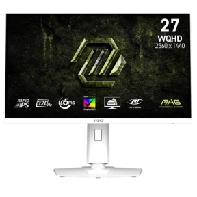 MAG 274QRFW X32, 27", Rapid IPS, WQHD, 2560 x 1440, HDMI, DisplayPort, Pivot, , AMD FreeSync Premium, NVIDIA G-SYNC, 320 Hz, 0.5 ms, Alb