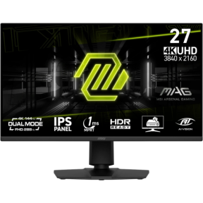 MAG 275UPD E14, 27", IPS, UHD, 3840x2160, HDMI, DisplayPort, Dual mode 144Hz / 288Hz, Boxe, Pivot, AMD FreeSync Premium, 1ms, Negru