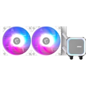 Cooler Procesor MSI MAG CORELIQUID A13 240, ARGB LED, 2 x 120mm, White