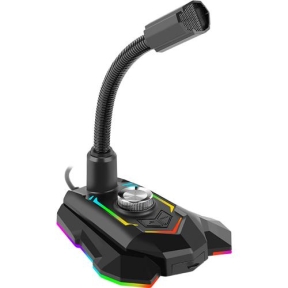 Microfon Marvo MIC-05, RGB, Black