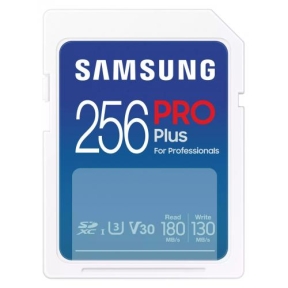 Memory Card SDXC Samsung PRO Plus MB-SD256S/EU 256GB, Class 10, UHS-I U3, V30