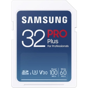 Memory Card SDHC Samsung PRO Plus 32GB, Class 10, UHS-I U3, V30
