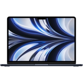 Laptop Apple MacBook Air 13 with Liquid Retina (2022), Apple M2 Octa Core, 13.6inch, RAM 16GB, SSD 256GB, Apple M2 8 Core Graphics, Int KB, macOS Monterey, Midnight