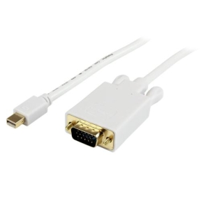Cablu Startech MDP2VGAMM3W, mini Displayport - VGA, 0.9m, White