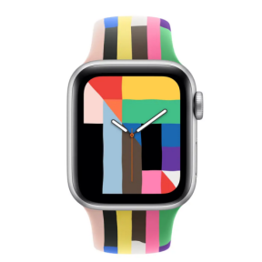 Curea SmartWatch Apple Pride Edition Sport Band S/M, 42 mm, Multicolor