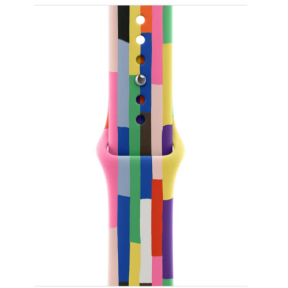 Curea SmartWatch Apple Pride Edition Sport Band S/M, 40 mm, Multicolor