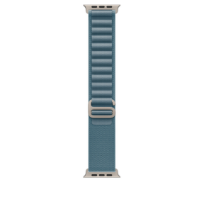 Curea SmartWatch Apple Alpine Loop, Small, 49 mm, Light Blue - Natural Titanium Finish