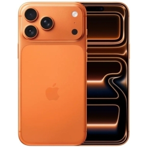 Telefon mobil Apple iPhone 17 Pro Max, Dual SIM, 6.9 inch, 2TB, 12GB RAM, 5G, Cosmic Orange