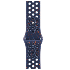 Curea SmartWatch Apple Nike Sport Band, M/L, 46 mm, Blue Ribbon