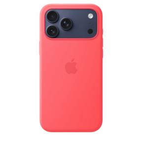 IPHONE 17 PRO MAX SILICONE CASE/WITH MAGSAFE BRIGHT GUAVA