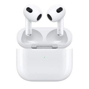 Handsfree Apple AirPods 3rd generation, White + Carcasa incarcare MagSafe