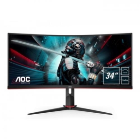 Monitor LED AOC CU34G2X/BK, 34inch, 3440x1440, 1ms, Black