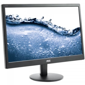 Monitor LED AOC e2070Swn, 20inch, 1600x900, 5ms, Black