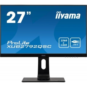 Monitor LED Iiyama ProLite XUB2792QSC-B5, 27inch, 2560x1440, 4ms GTG, Black