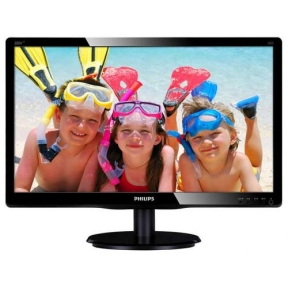 Monitor LED Philips 200V4LAB2/00, 19.5inch, 1600x900, 5ms, Black