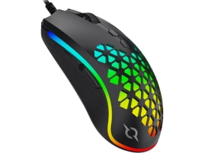 Mouse Optic AQIRYS Polaris Wired RGB, USB, Black