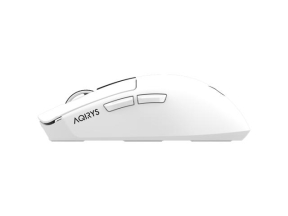 Mouse Optic AQIRYS Zephyr, USB/USB Wireless/Bluetooth, White 