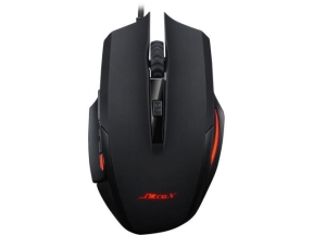 Mouse Optic Inter-Tech GX-62, RGB LED, USB, Black
