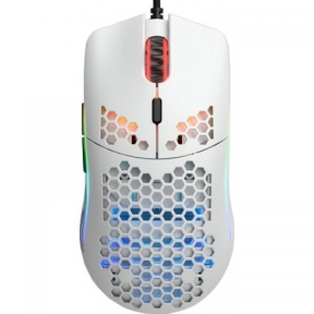 Mouse Optic Glorious PC Gaming Race Glorious Model O, USB, Matte White