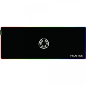 Mouse Pad Floston Rainbow RGB, Black