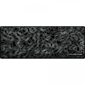 Mouse Pad Floston Topoghrapic XL, Black-White