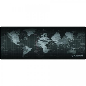 Mouse Pad Floston World XL, Black-Grey