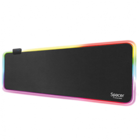 Mouse Pad Spacer SP-PAD-GAME-RGB-B, Black