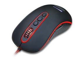 Mouse Optic Redragon Mars, RGB LED, USB, Black-Red