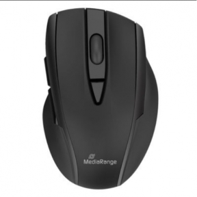 MediaRange 5-button BluetoothÂ® mouse with optical sensor, black