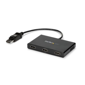 Adaptor Startech MSTDP123HD, Displayport - 3x HDMI, Black