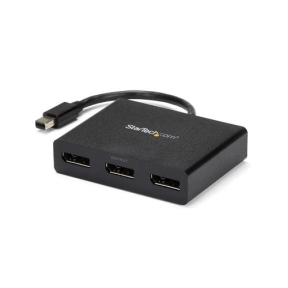 Adaptor Startech MSTMDP123DP, mini Displayport - 3x DisplayPort, Black