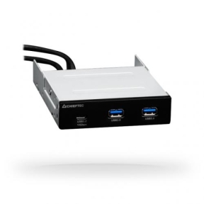 Hub USB Chieftec MUB-3003C, 2x USB 3.0, 1x USB-C, Black