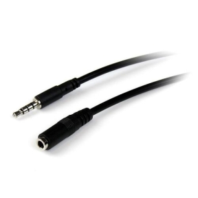 Cablu audio Startech MUHSMF2M, 3.5mm mini Jack - 3.5mm mini Jack, 2m, Black