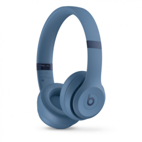 Casti cu microfon Apple Beats Solo 4, Wireless/3.5mm jack, Blue